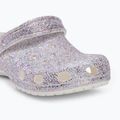 Klapki dziecięce Crocs Classic Fantasy Glitter white 8