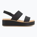 Sandały damskie Crocs Brooklyn Matte Wrap Low Wedge black/cashew 2