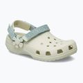 Klapki dziecięce Crocs Classic Denim Flower Adjutment Backstrap summit white 9