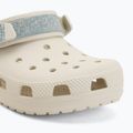 Klapki dziecięce Crocs Classic Denim Flower Adjutment Backstrap summit white 8