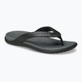 Japonki Crocs Coast Flip black/slate grey
