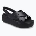 Sandały damskie Crocs Broklyn 4U Cross Strap black