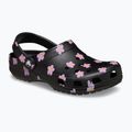 Klapki dziecięce Crocs Classic Flower black