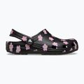 Klapki dziecięce Crocs Classic Flower black 2