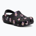 Klapki dziecięce Crocs Classic Flower black 2