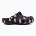 Klapki dziecięce Crocs Classic Flower black 3
