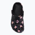 Klapki dziecięce Crocs Classic Flower black 6