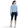 Legginsy damskie Nike One High Waisted Capri midnight navy/white 3