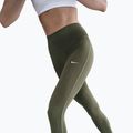 Legginsy damskie Nike One High-Waisted medium olive/white 3