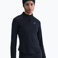 Longsleeve do biegania damski Nike Tempo Swoosh Run Dri-Fit 1/4-Zip black/white