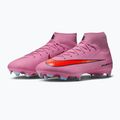 Buty piłkarskie męskie Nike Mercurial Superfly 10 Academy MG magic flamingo/black/total crimson 3