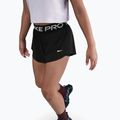 Spodenki dziecięce Nike Pro Dri-Fit 2in1 black/black/white 4