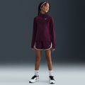 Longsleeve treningowy dziecięcy Nike Dri-Fit 1/4 Zip bordeaux/white 7