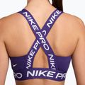 Biustonosz treningowy Nike Pro Light-Support court purple/court purple/white 3