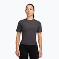 Koszulka damska Nike Zenvy Rib Dri-Fit thunder grey/white
