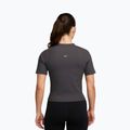 Koszulka damska Nike Zenvy Rib Dri-Fit thunder grey/white 2