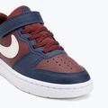 Buty dziecięce Nike Court Borough Low Recraft dark team red/Ssoft pearl/midnight navy 7