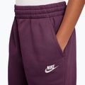 Spodnie dziecięce Nike Sportswear Club Fleece bordeaux/bordeaux/white 4