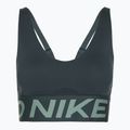 Biustonosz treningowy Nike Pro Indy Plunge seaweed/clay green/white 6