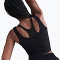 Top treningowy damski Nike One Fitted Dri-Fit Cropped Tank black/dark smoke grey 5