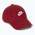 Czapka z daszkiem Nike Club Unstructured Futura Wash team crimson/white