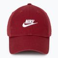 Czapka z daszkiem Nike Club Unstructured Futura Wash team crimson/white 2