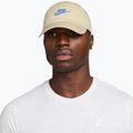 Czapka z daszkiem Nike Club Unstructured Futura Wash light khaki/sapphire