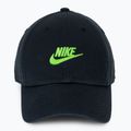 Czapka z daszkiem Nike Club Unstructured Futura Wash black/mean green 2