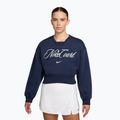 Bluza damska Nike Court Collection French Terry Crew Neck midnight navy/sail