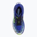 Buty do biegania dziecięce HOKA Speedgoat 6 night sky/neon lime 5