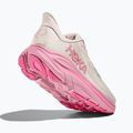Buty do biegania damskie HOKA Clifton 10 Wide rose cream/dried rose 5