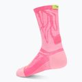 Skarpety HOKA Clifton Crew Run electric rose 2