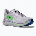 Buty do biegania męskie HOKA Clifton 10 Wide ash grey/neon green