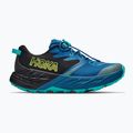 Buty do biegania dziecięce HOKA Speedgoat 7 black/night glow blue 2