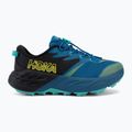 Buty do biegania dziecięce HOKA Speedgoat 7 black/night glow blue 2