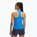 Koszulka do biegania damska Under Armour Launch Singlet blue atlantis/reflective 2