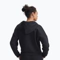 Bluza damska Under Armour Rival Fleece Piped HZ Hoodie black/white 2
