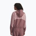Kurtka damska Under Armour Rival Woven Hoody maroon mist tourmaline pink/maroon mist 2