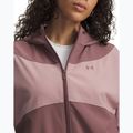 Kurtka damska Under Armour Rival Woven Hoody maroon mist tourmaline pink/maroon mist 3