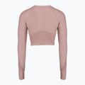 Longsleeve treningowy damski Under Armour HeatGear Rib 1/4 Zip tourmaline pink/tourmaline pink/white 2