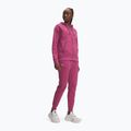 Spodnie damskie Under Armour Rival Fleece dark maroon/white fuchsia dusk/white 2