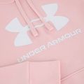 Bluza damska Under Armour Rival Fleece Big Logo Hoody prime pink/white 5