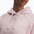 Bluza damska Under Armour Rival Fleece Hoodie prime pink light heather/prime pink 3