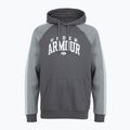 Bluza męska Under Armour Rival Fleece Colorblock Hoodie castlerock/mod gray/white 3