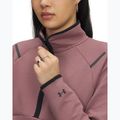Bluza treningowa damska Under Armour Unstoppable Fleece HZ maroon mist/black 3