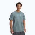 Koszulka treningowa męska Under Armour Sportstyle Logo Update jasper blue/serpentine