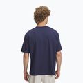 Koszulka męska Under Armour Woven Label Heavyweight washed navy/black 2