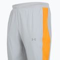 Spodnie do biegania męskie Under Armour Velociti Storm mod gray/squad orange/reflective 3