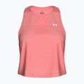 Koszulka treningowa damska Under Armour Tech Sport Mesh Crop Tank posh pink/white