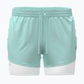 Spodenki do biegania damskie Under Armour Velociti Pro 4" 2N1 refresh mint/castlerock
